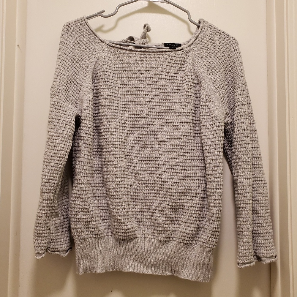 Ann Taylor Gray Sweater